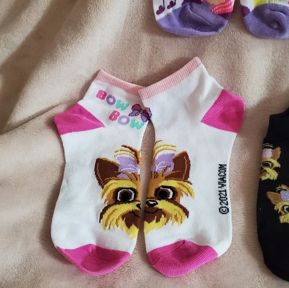 NEW 9 Pair Jojo Siwa Socks, One Size - Picture 9 of 9